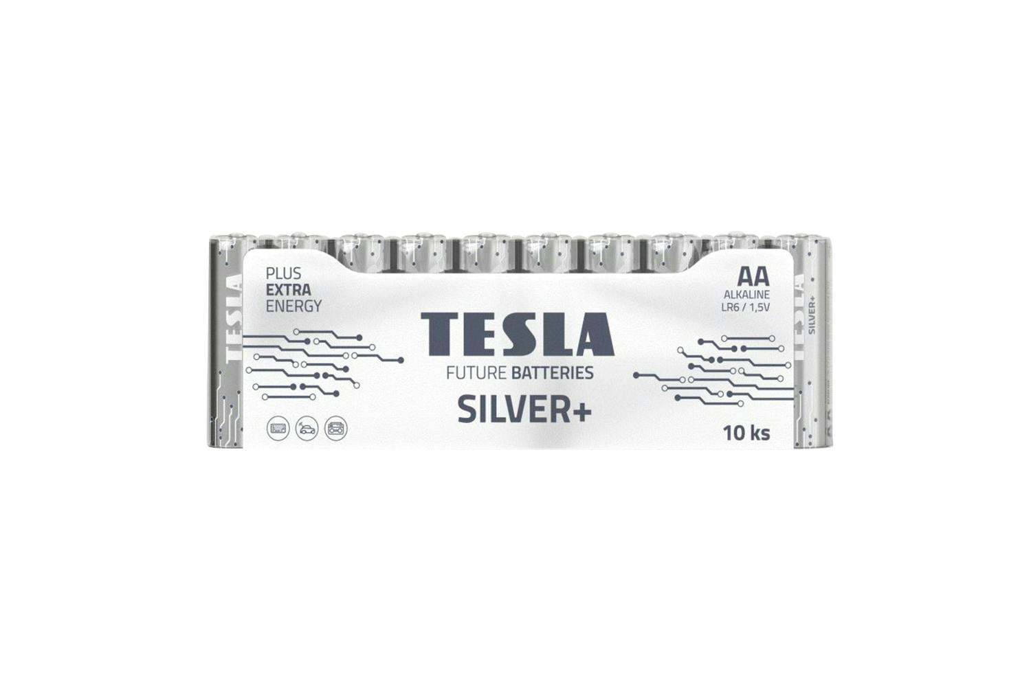 Tesla Silver+ AA Battery | 10 Pcs of Pack