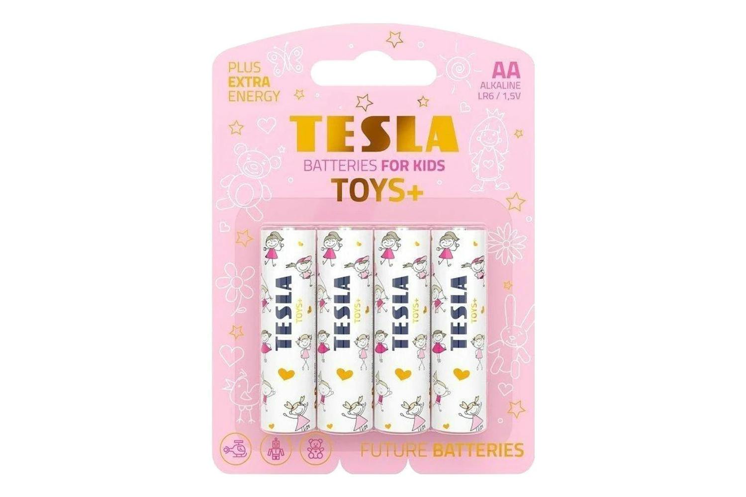 Tesla Toys+ Girls AA Battery | 4 Pcs of Pack