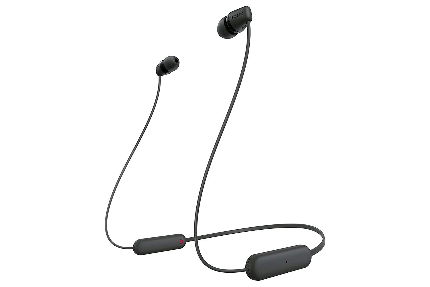 Sony WI-C100 In-Ear Wireless Headphones | Black
