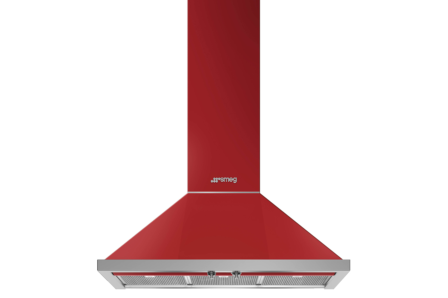 Smeg 90cm Chimney Hood | Red