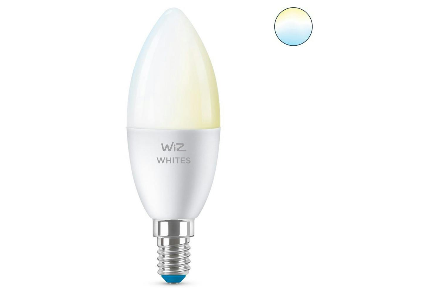 Wiz Candle C37 E14 Tunable Smart Bulb | Warm White