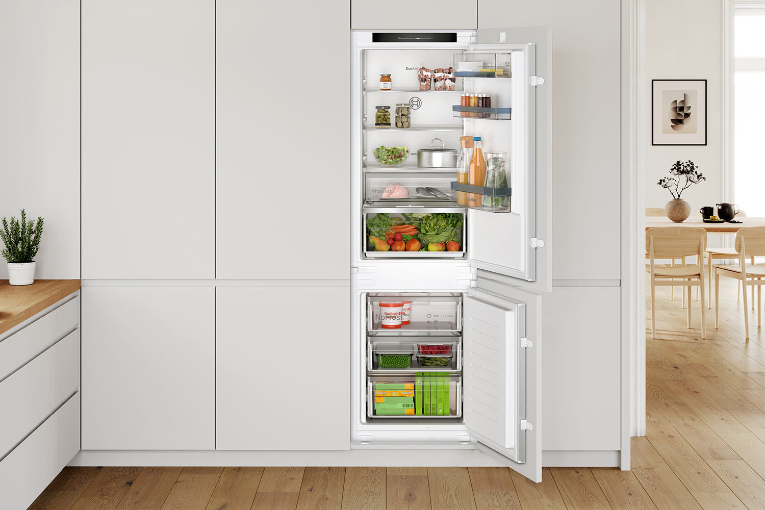 Bosch Series 4 Built in Fridge Freezer KIN86VSE0G Ireland