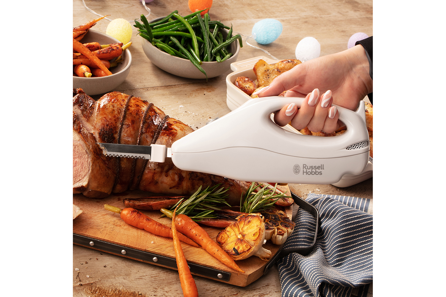 Russell Hobbs Electric Carving Knife 13892 White Ireland