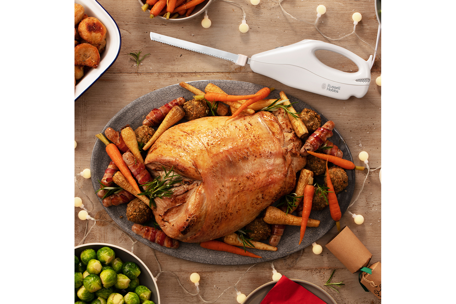 Russell Hobbs Electric Carving Knife 13892 White Ireland