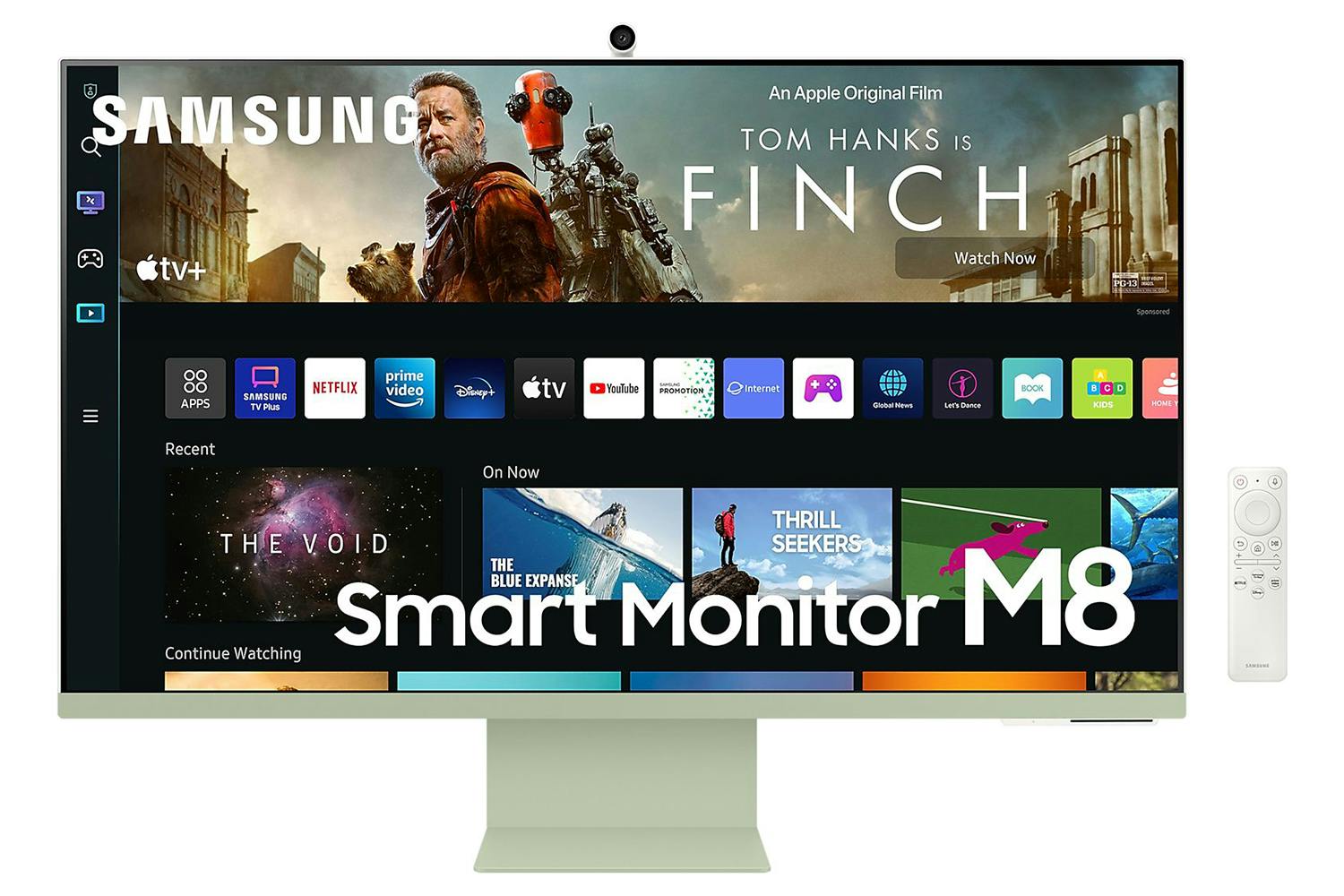 Samsung M80B 32" Ultra HD Green Smart Monitor | LS32BM80GUUXXU