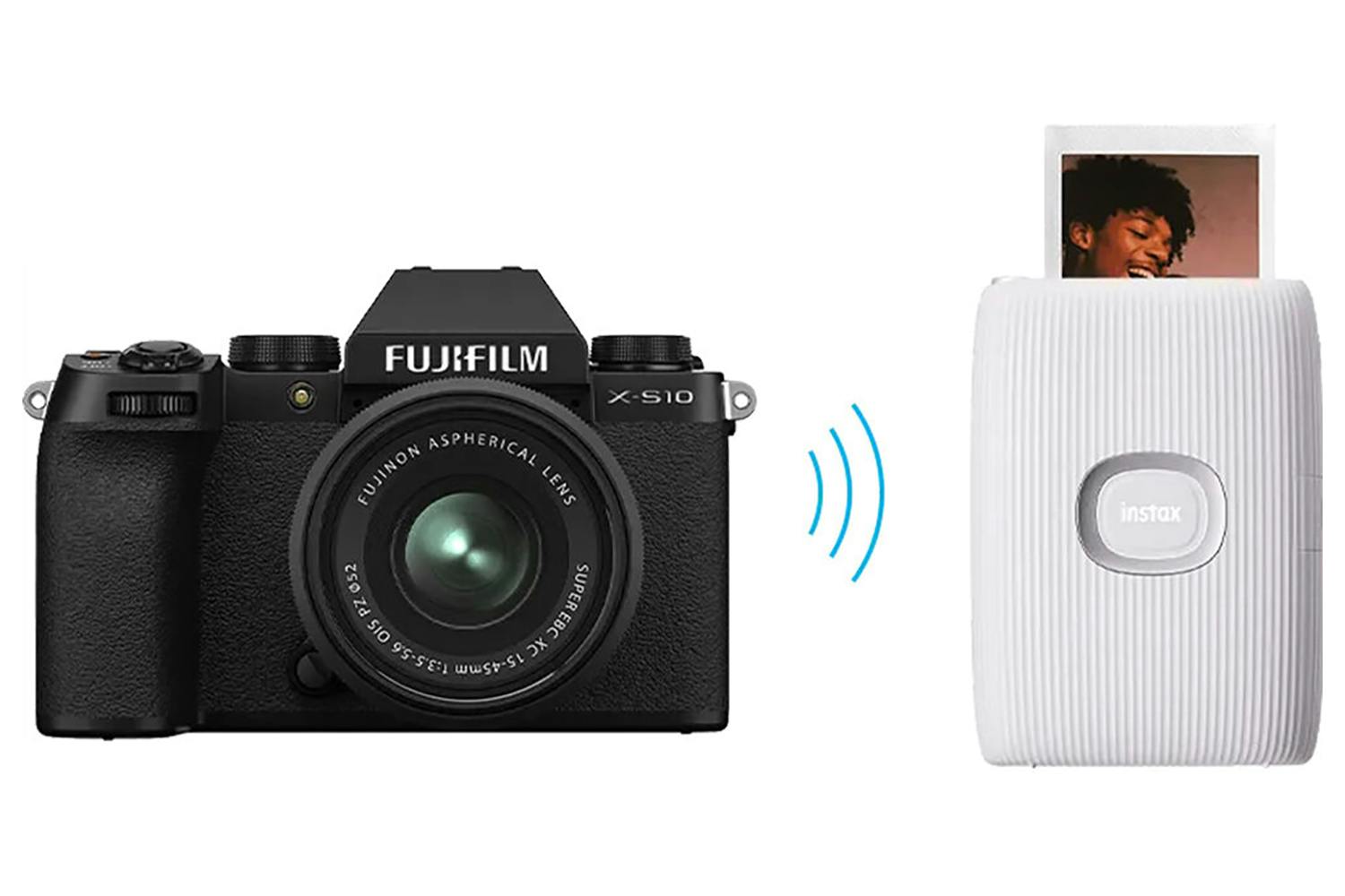 Fujifilm Instax Mini Link 2 Smartphone Printer, Clay White