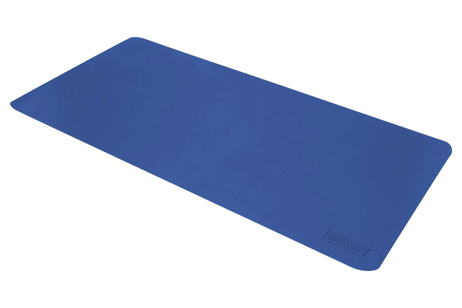 Digitus 90 x 43cm Desk Pad / Mouse Pad | Blue / Brown