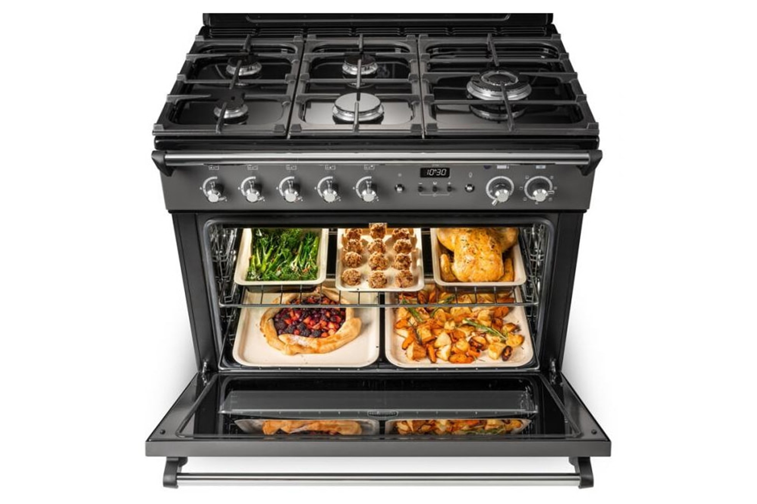 Rangemaster Classic FX 90 Dual Fuel Range Cooker | CLAS90FXDFFMG/B ...