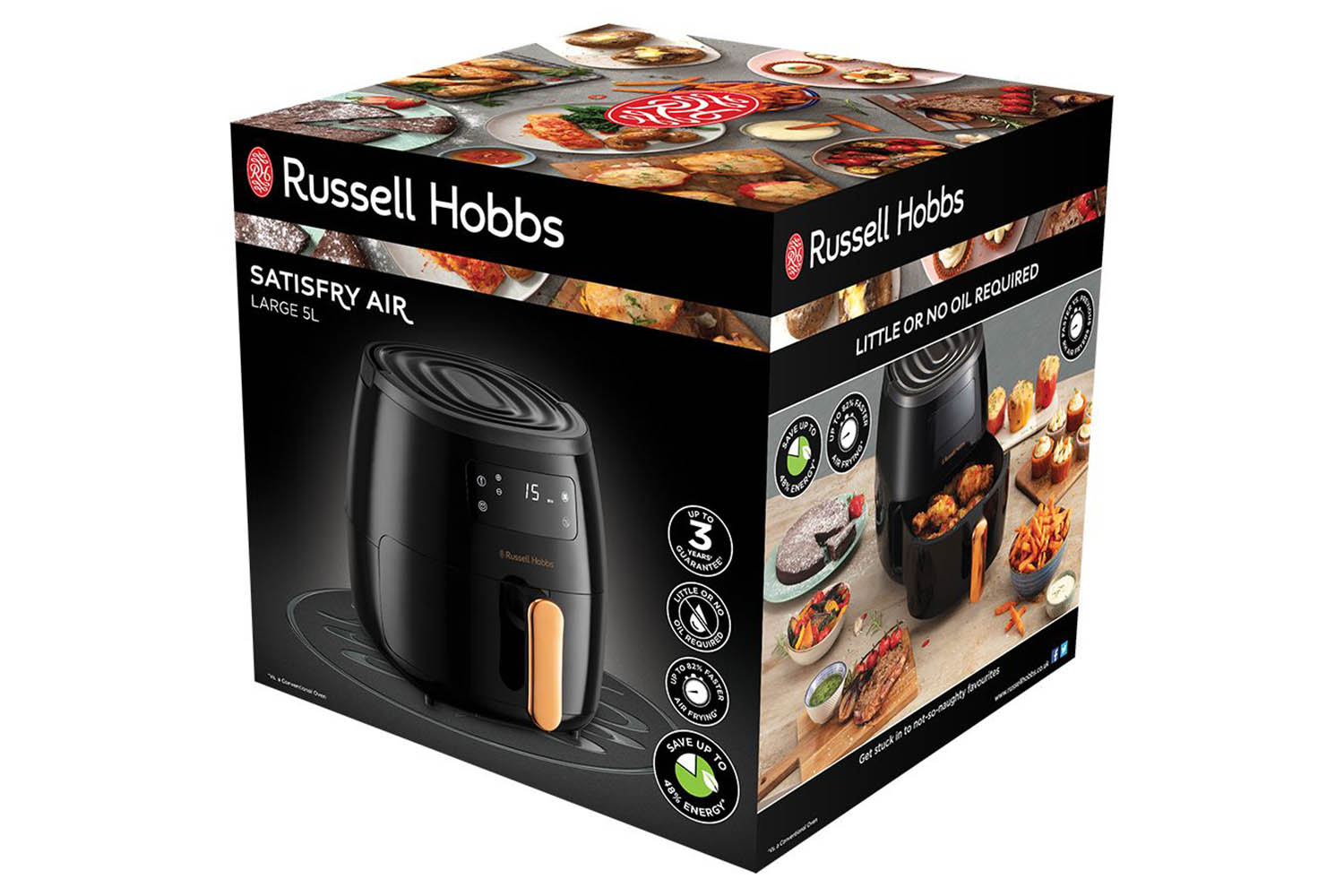 Russell Hobbs 5L SatisFry Air Fryer 26510 Black Ireland