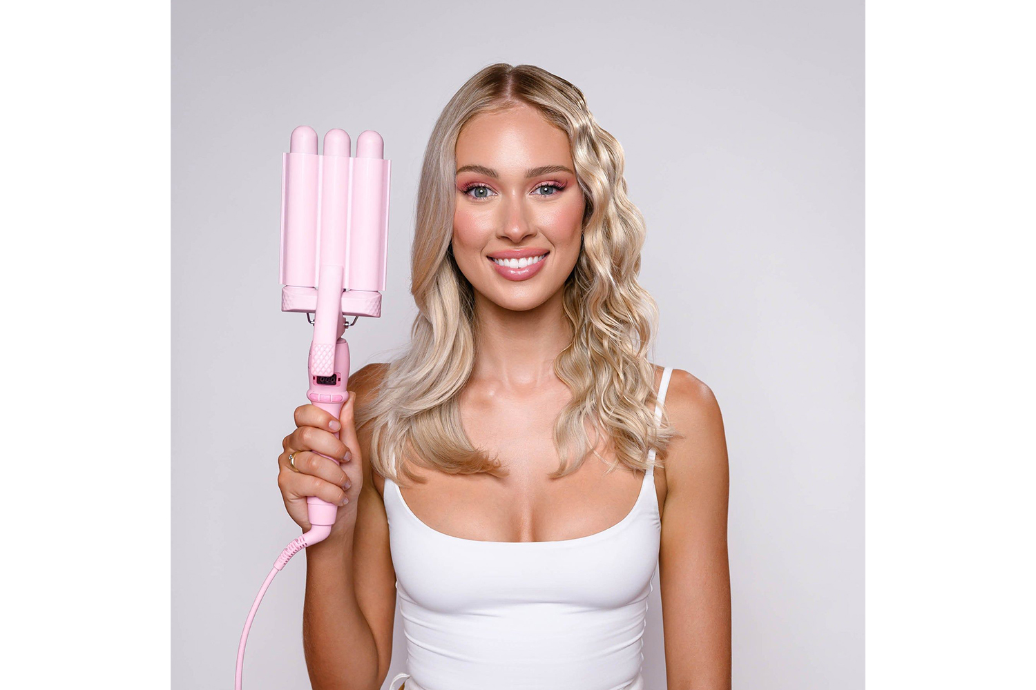 Mermaid hair curling top iron