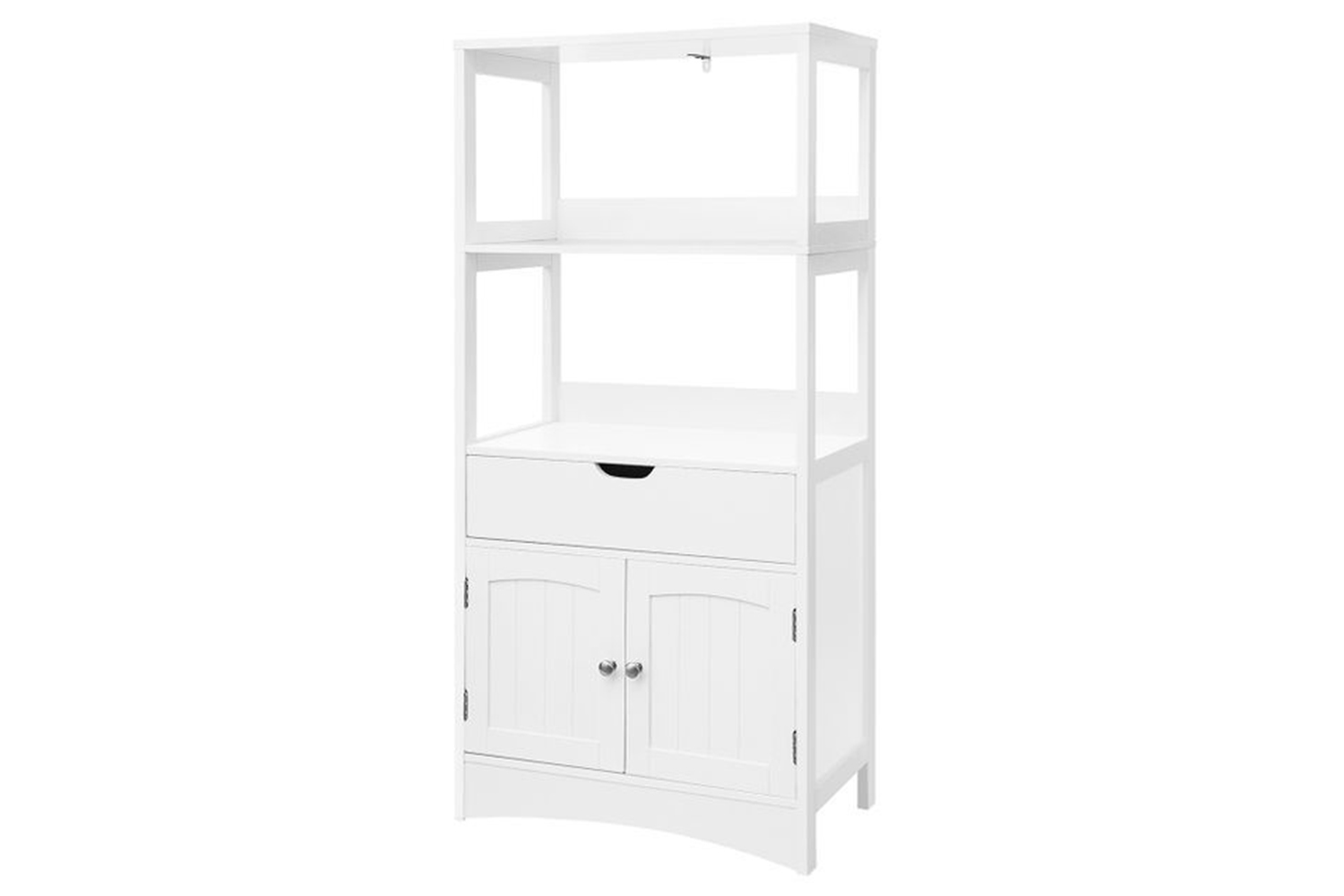 Vasagle  Upper Shelves Bathroom Storage Cabinet | White