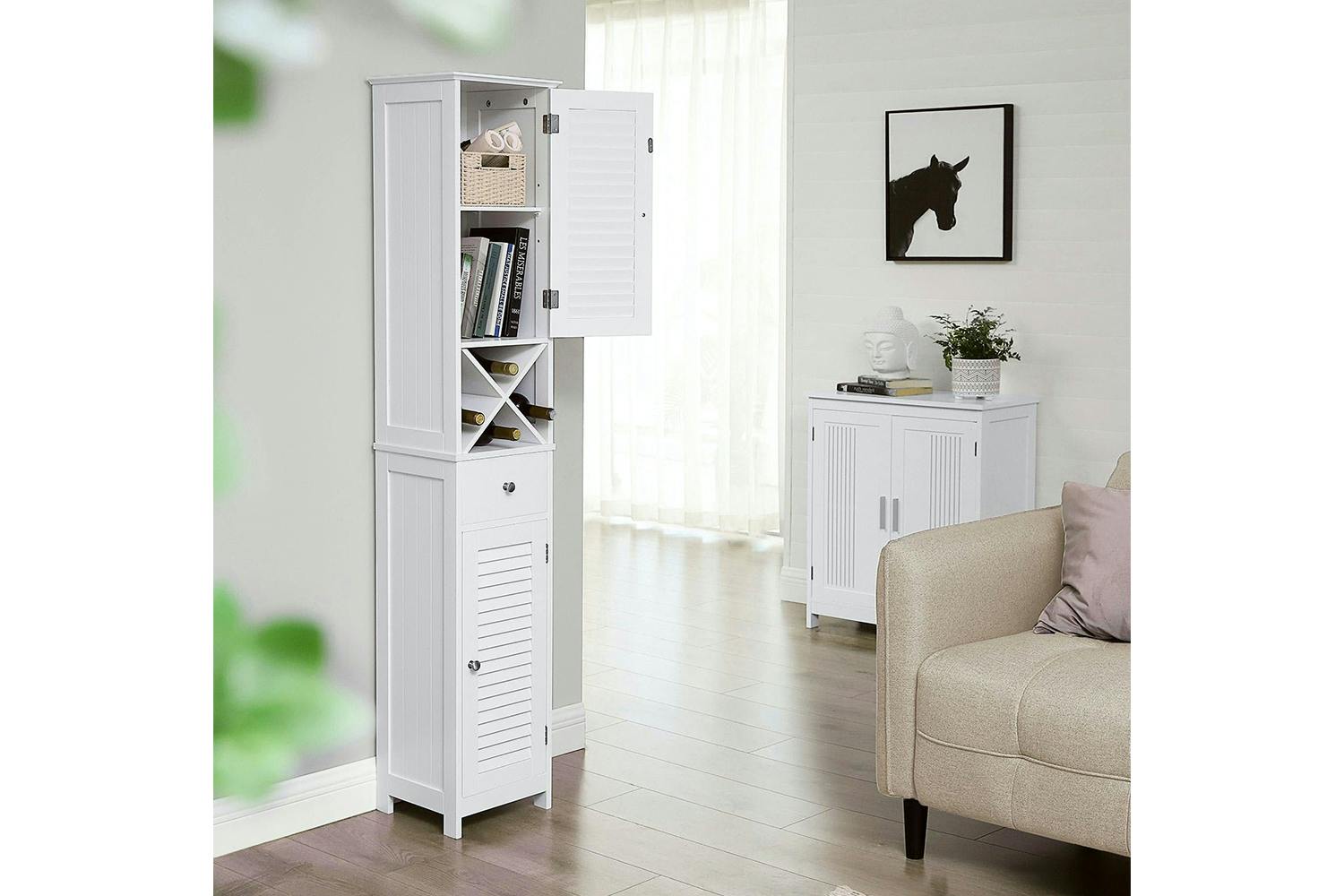 Vasagle  Freestanding Storage Cabinet | White