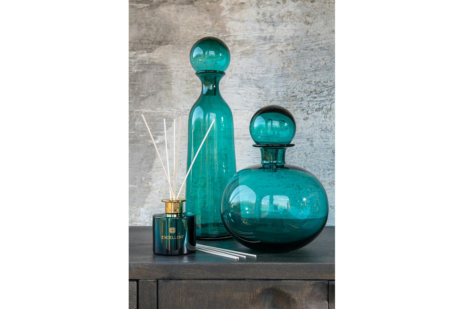 Decorative Bottle | Blue | Tall | 44cm
