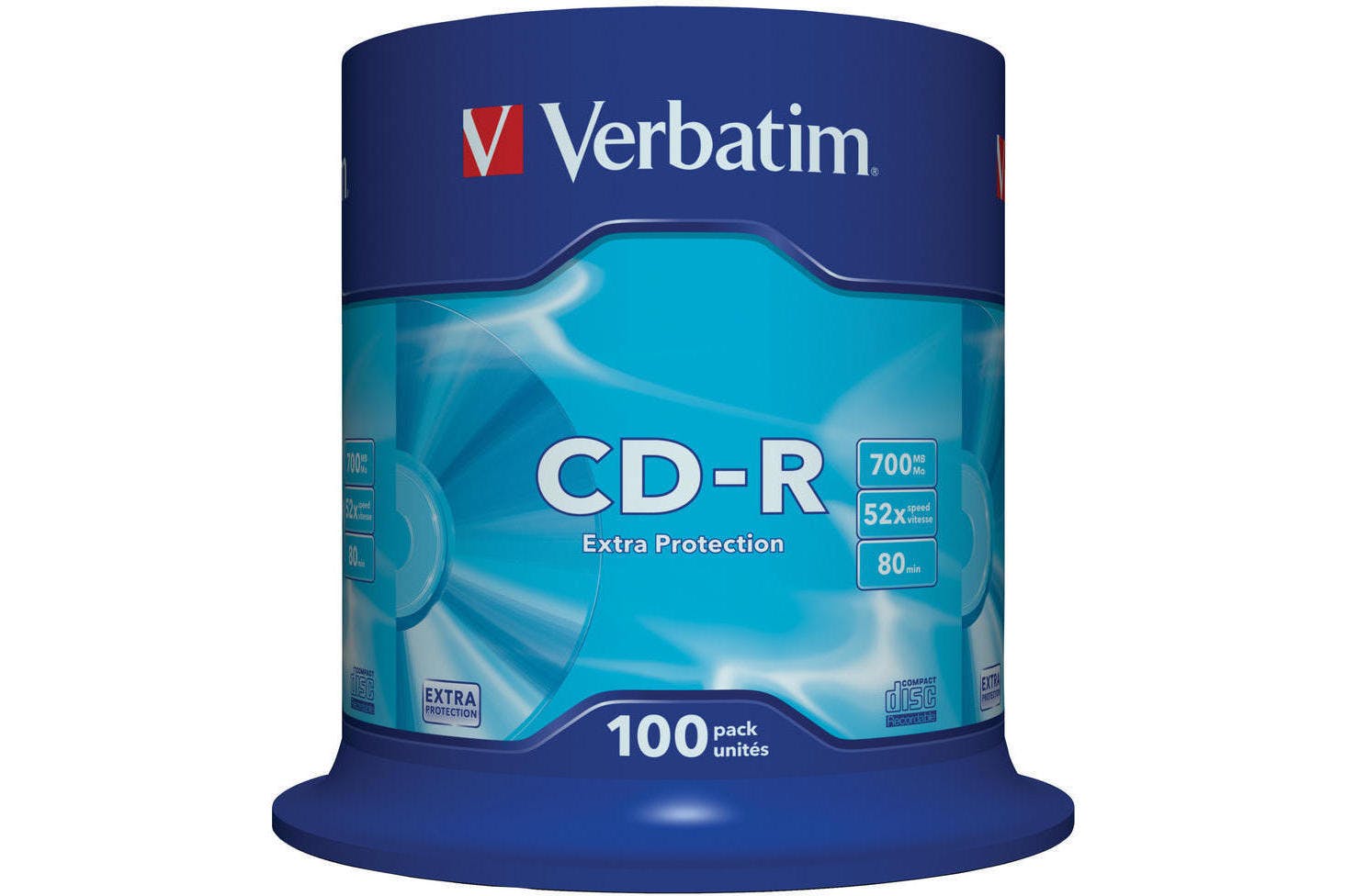Verbatim CD-R Extra Protection 100 Pack | 43411