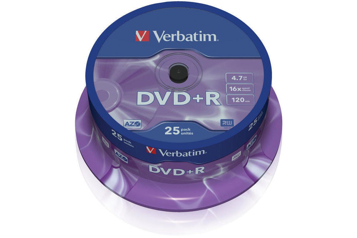 Verbatim DVD+R 25 Pack | 43500