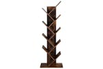 Vasagle Tree-shaped Standing Wooden Bookshelf | Rustic Brown