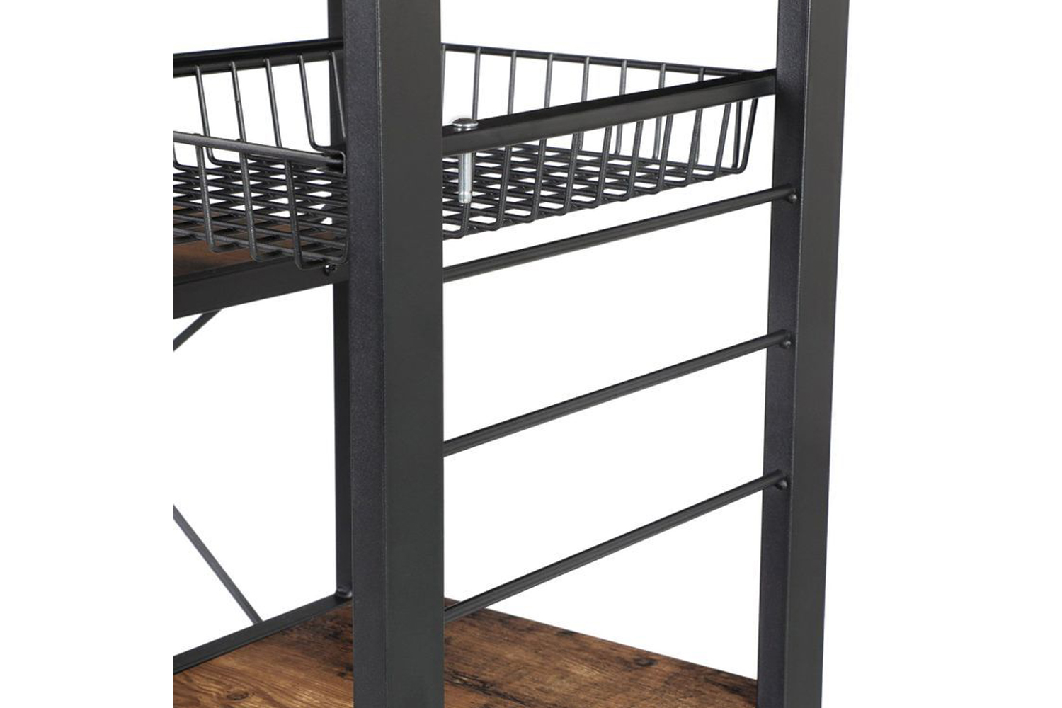 Vasagle Metal Frame Kitchen Shelf Black Ireland
