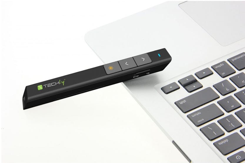 Techly Wireless Presenter with Integrated Laser Pointer | Black