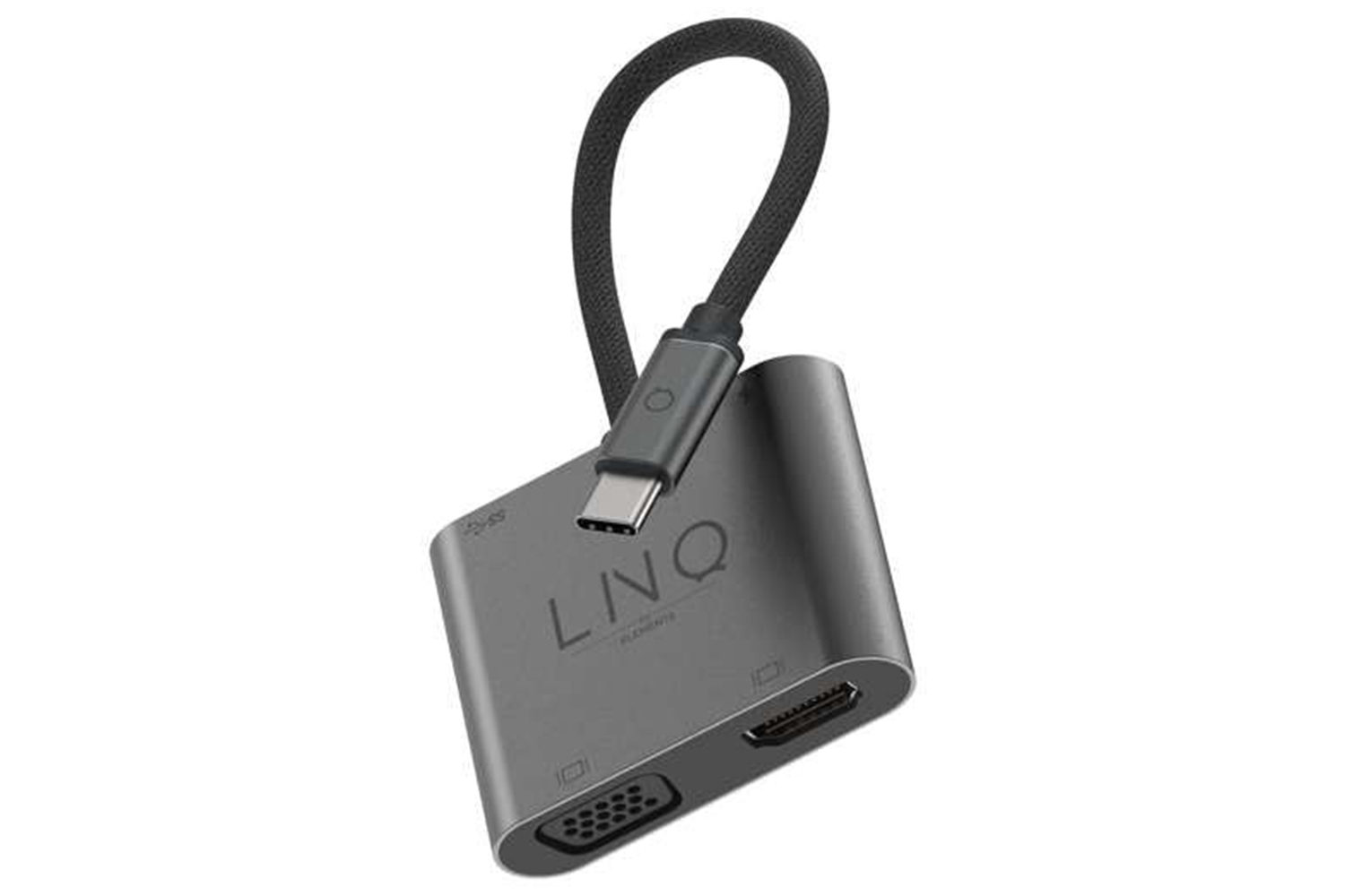 LINQ 4in1 USBA USBC VGAHDMI Adapter Ireland