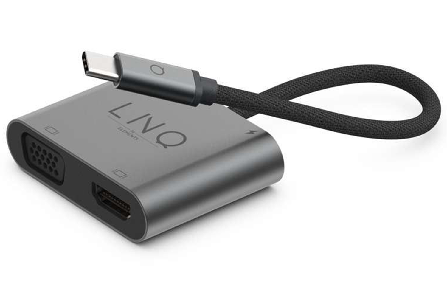 LINQ 4in1 USBA USBC VGAHDMI Adapter Ireland
