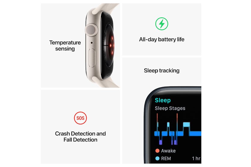 Apple Watch Series 8 GPS | 41mm | Midnight Aluminium Case With Midnight