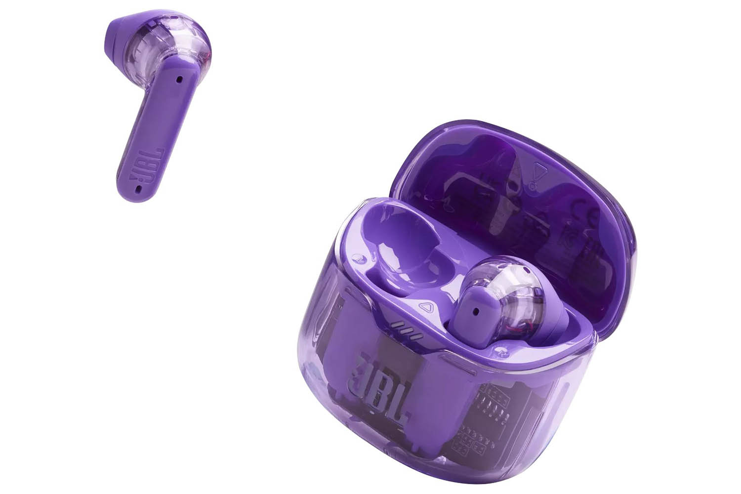 JBL Tune Flex Ghost Edition Noise Cancelling Earbuds | Purple