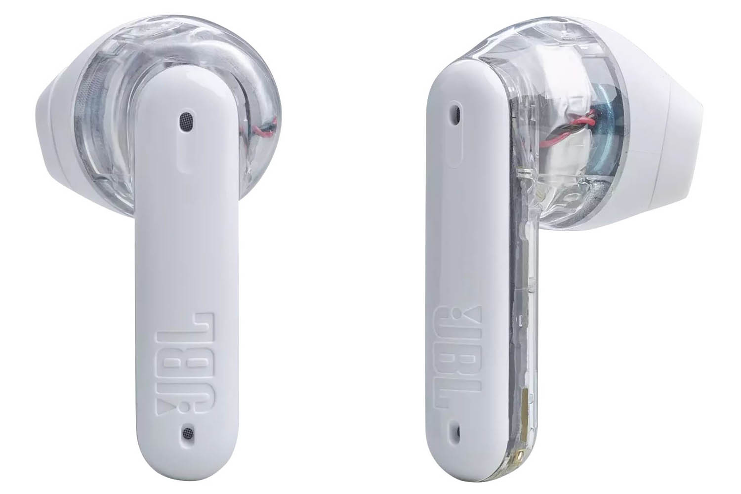 JBL Tune Flex Ghost Edition Noise Cancelling Earbuds | White | Ireland