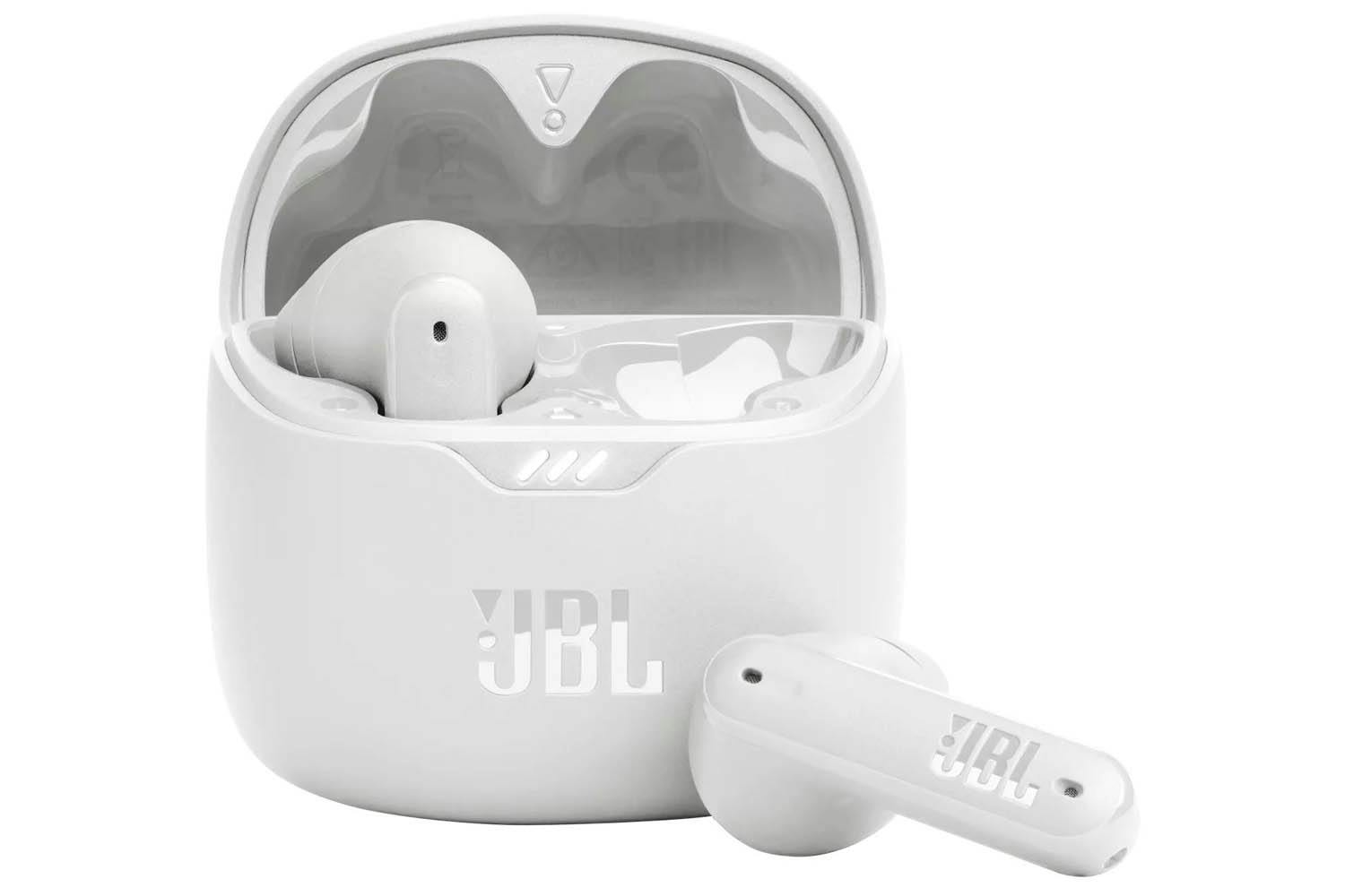 JBL Tune Flex Noise Cancelling Earbuds, White
