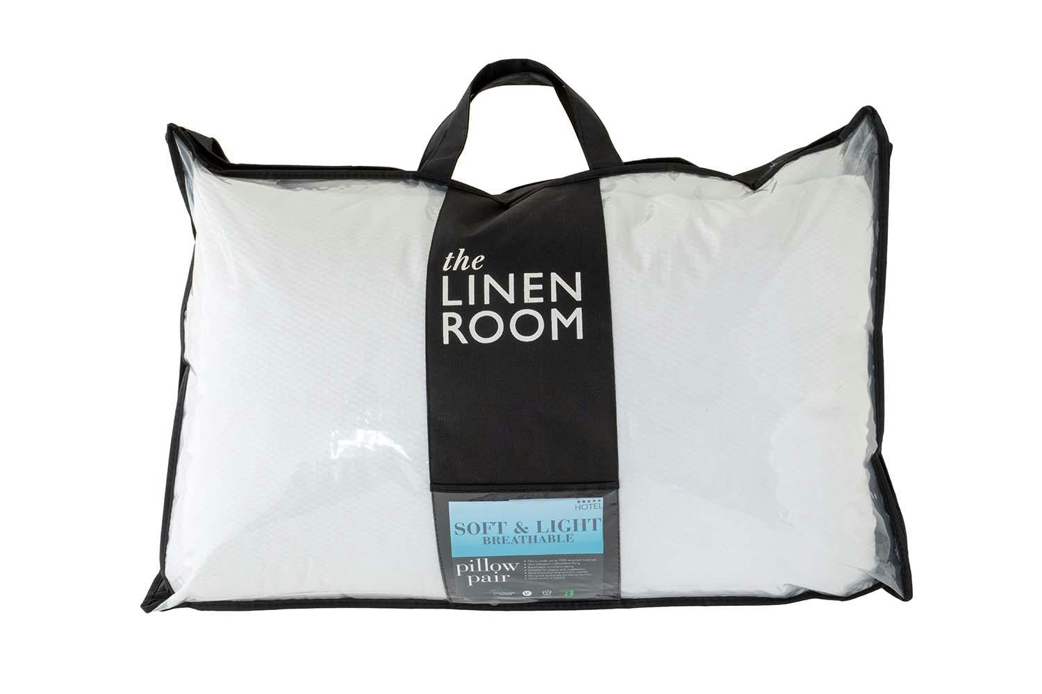 The Linen Room | Soft & Light Microfibre | Pillow Pair