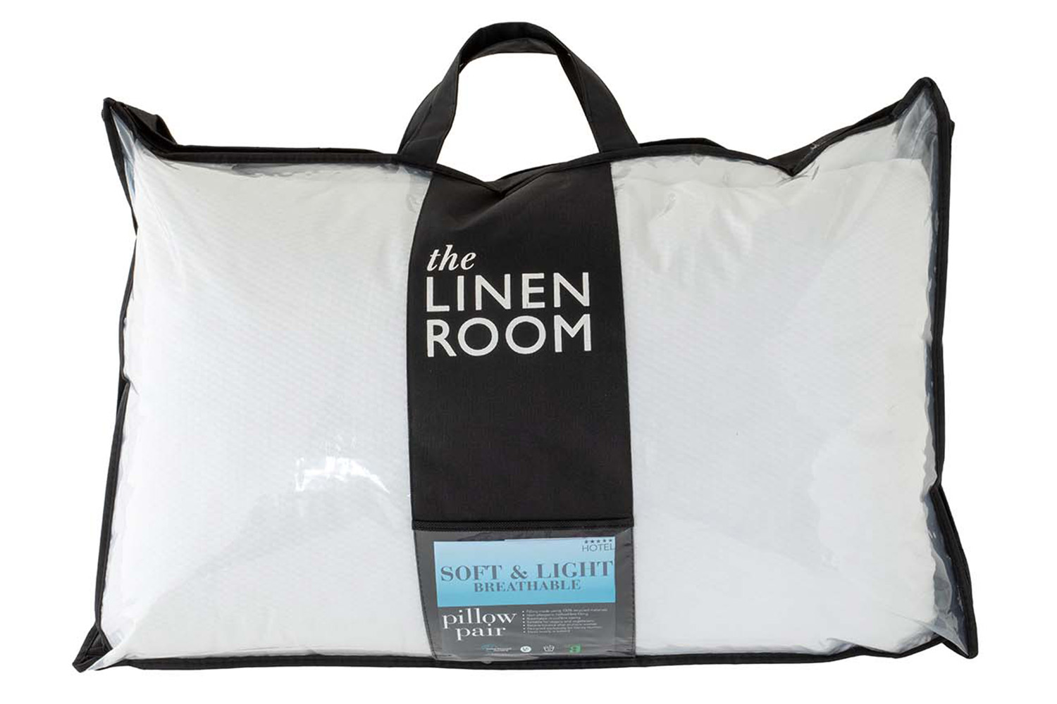 The Linen Room | Soft & Light Microfibre Pillow | Twin Pack