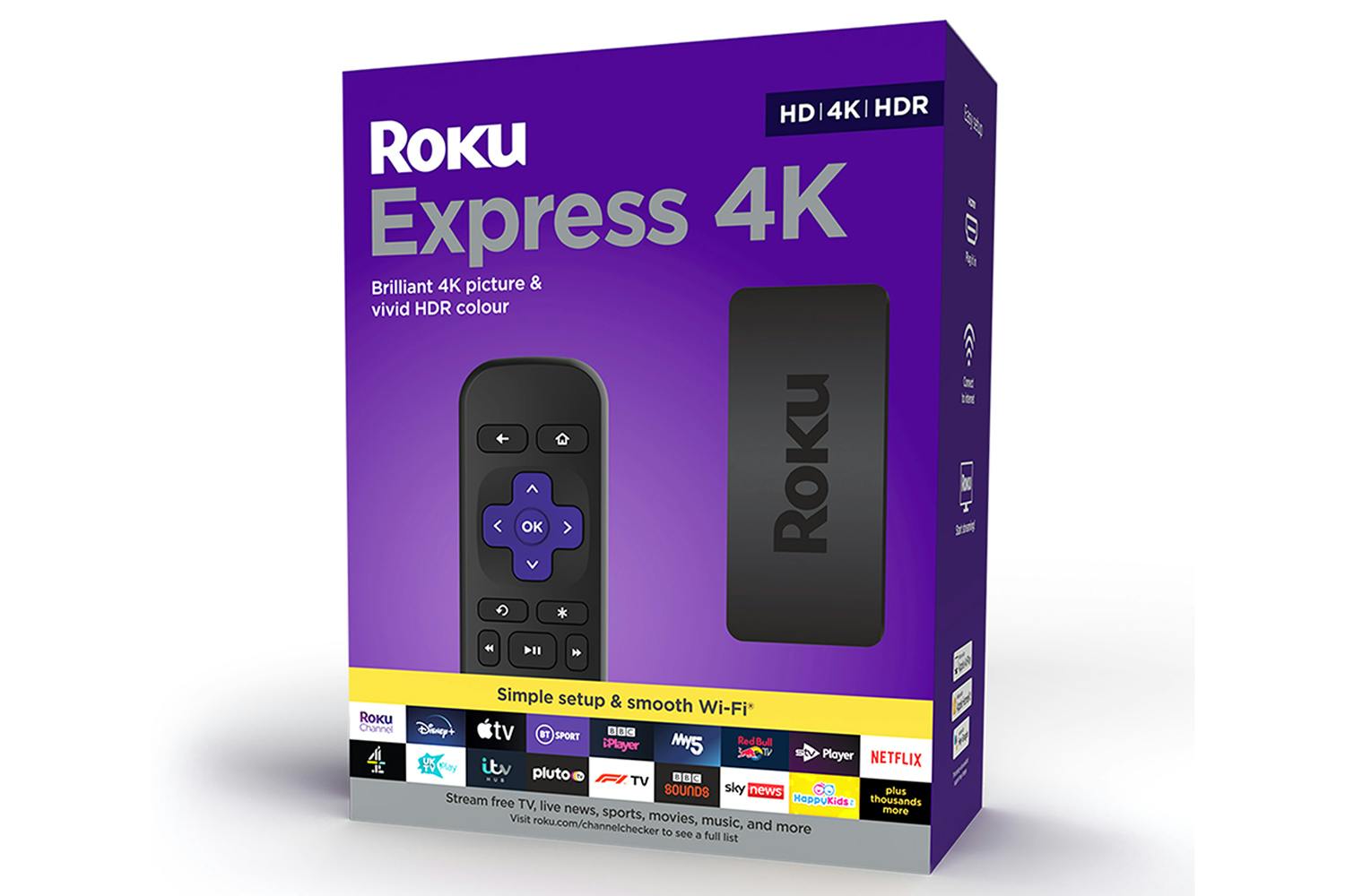  Roku Express  HD Roku Streaming Device with Simple