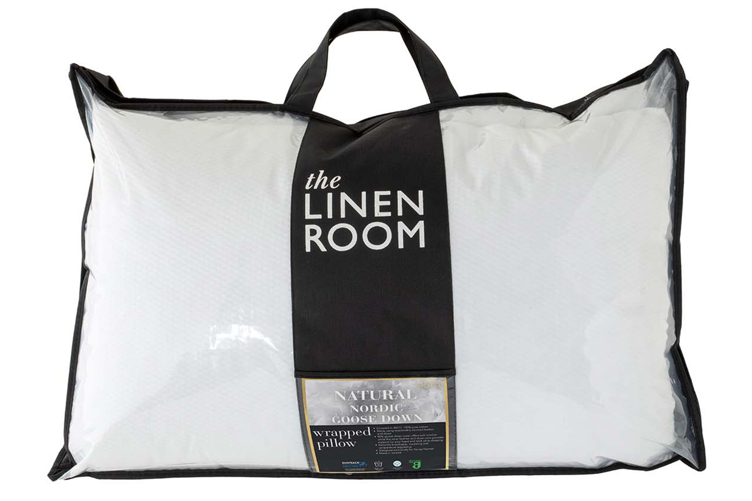 The Linen Room | Nordic Goose Down & Feather Wrapped Pillow