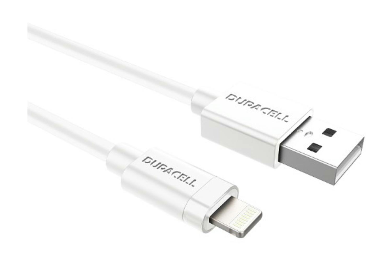Duracell USB5012W USB-A to Lightning Cable | 1m | White