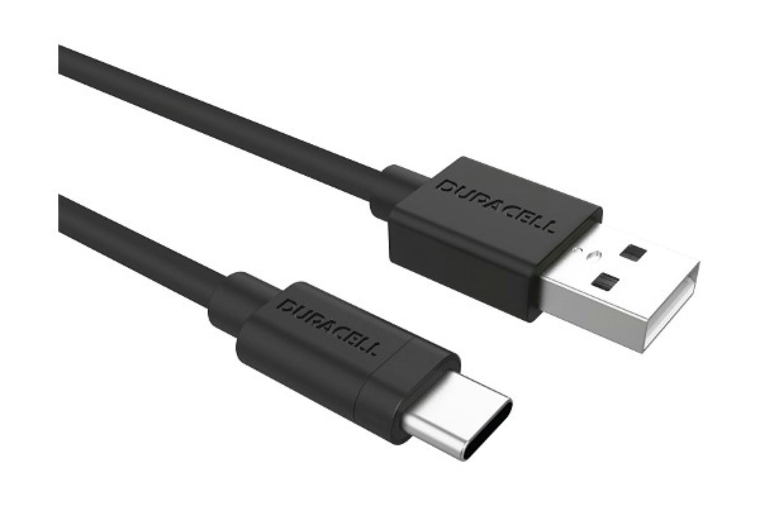 Duracell USB5031A Type A to Type C Sync & Charge Cable | 1m | Black