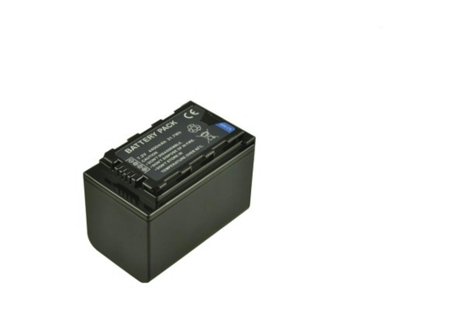 2-Power VBI9937A 4400mAh Camcorder Battery