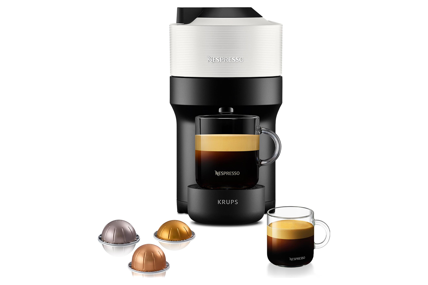 Nespresso Vertuo Pop, White, By Krups | XN920140