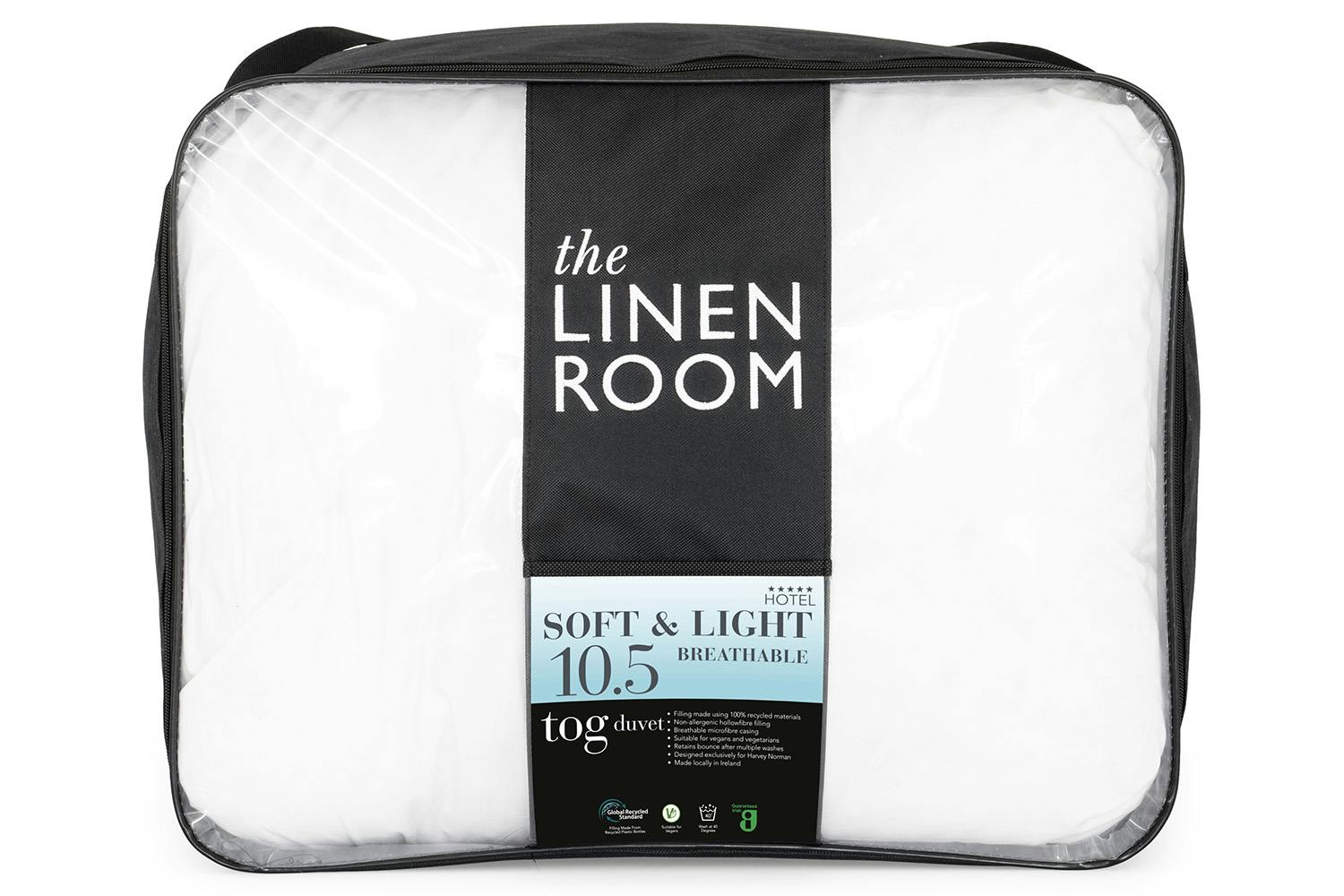 The Linen Room | Soft & Light 10.5 Tog Duvet | Single