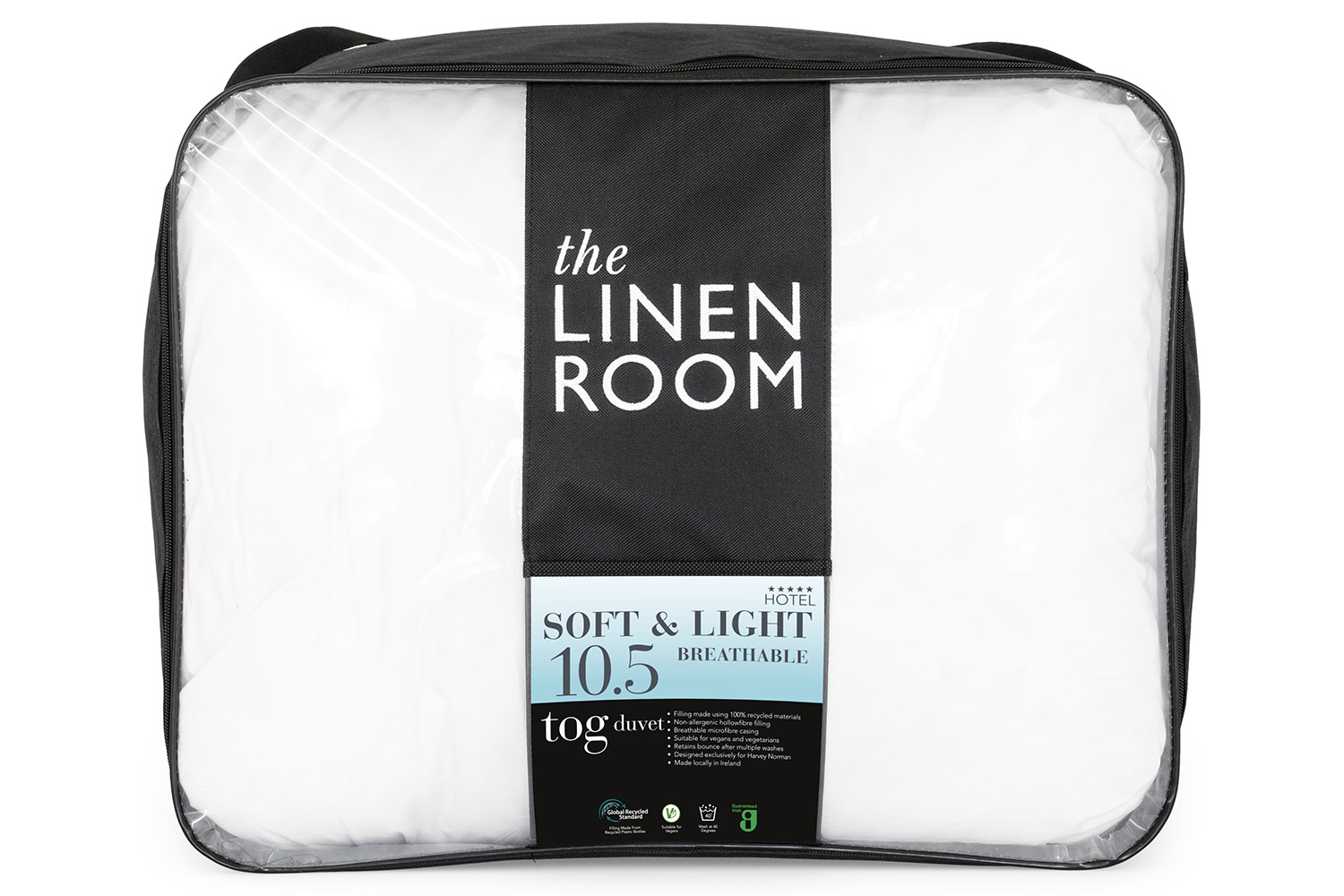 The Linen Room | Soft & Light 10.5 Tog Duvet | King