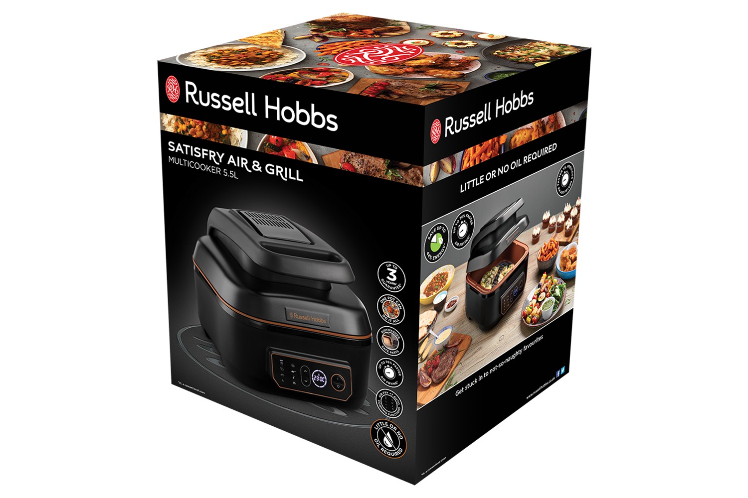 Russell Hobbs 5.5L SatisFry Air & Grill Multicooker 26520 Black