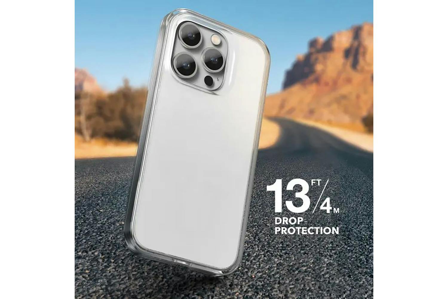 Zagg Gear4 D3O Crystal Palace iPhone 14 Pro Case | Clear