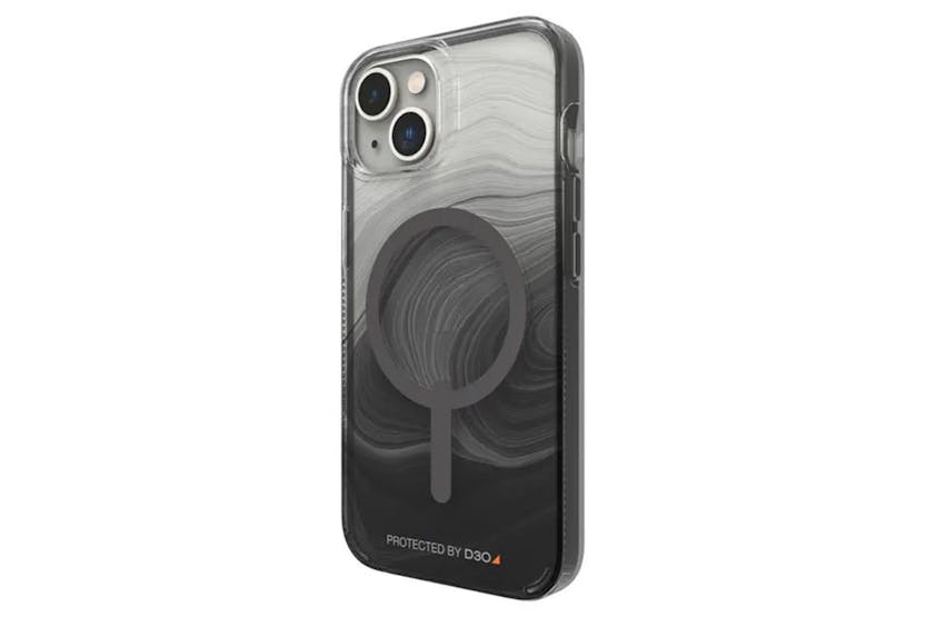 Zagg Gear4 D3O Milan Snap iPhone 14 Case | Black Swirl