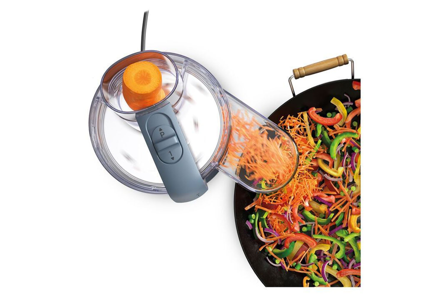 Kenwood 1.3L MultiPro Go Food Processor FDP22.130GY Storm Blue