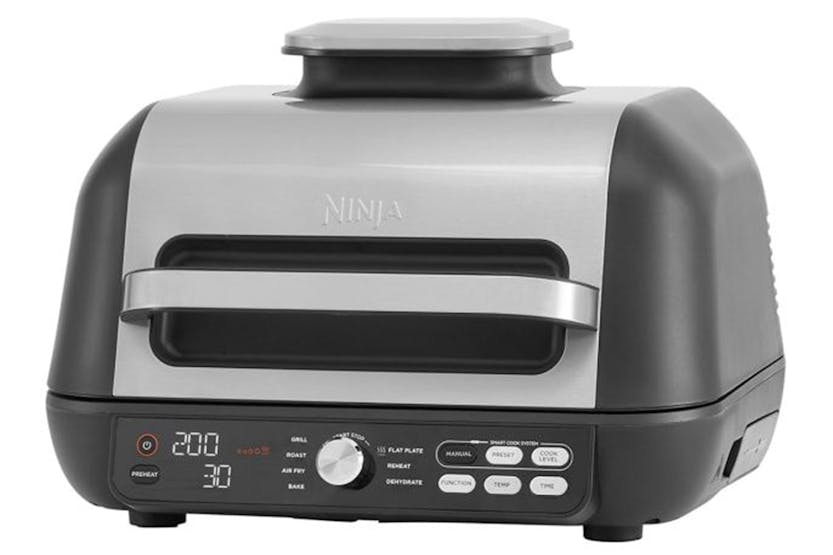 Ninja 3.8L Foodi Max Pro Health Grill, Flat Plate & Air Fryer | AG651UK | Black/Silver