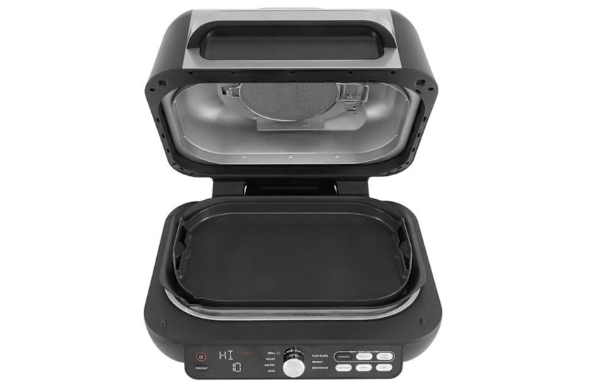 Ninja 3.8L Foodi Max Pro Health Grill, Flat Plate & Air Fryer | AG651UK | Black/Silver