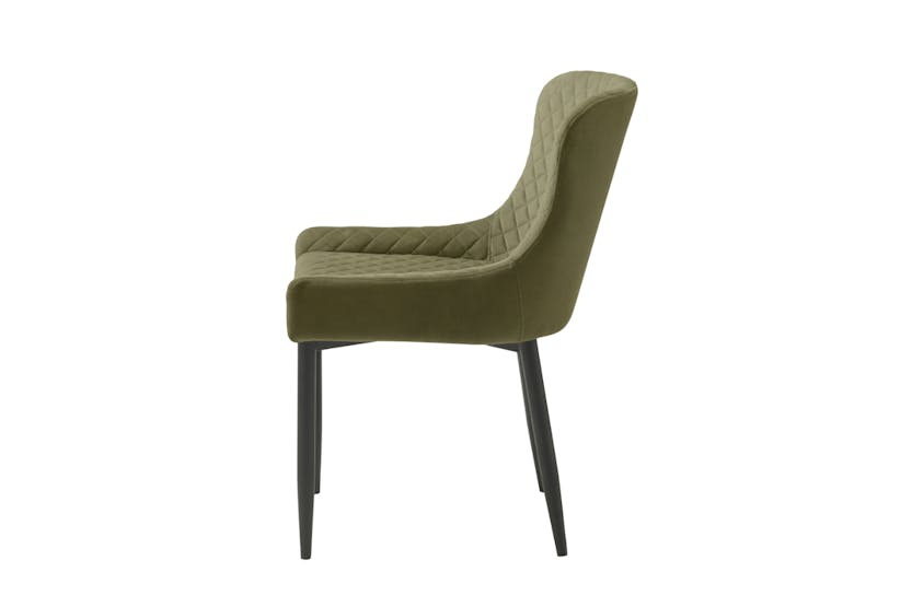 Saxon Dining Chair | Green Velvet