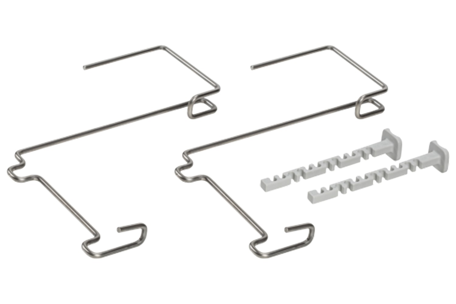 Plastia Berberis Metal Holders | 2 Pcs | Silver