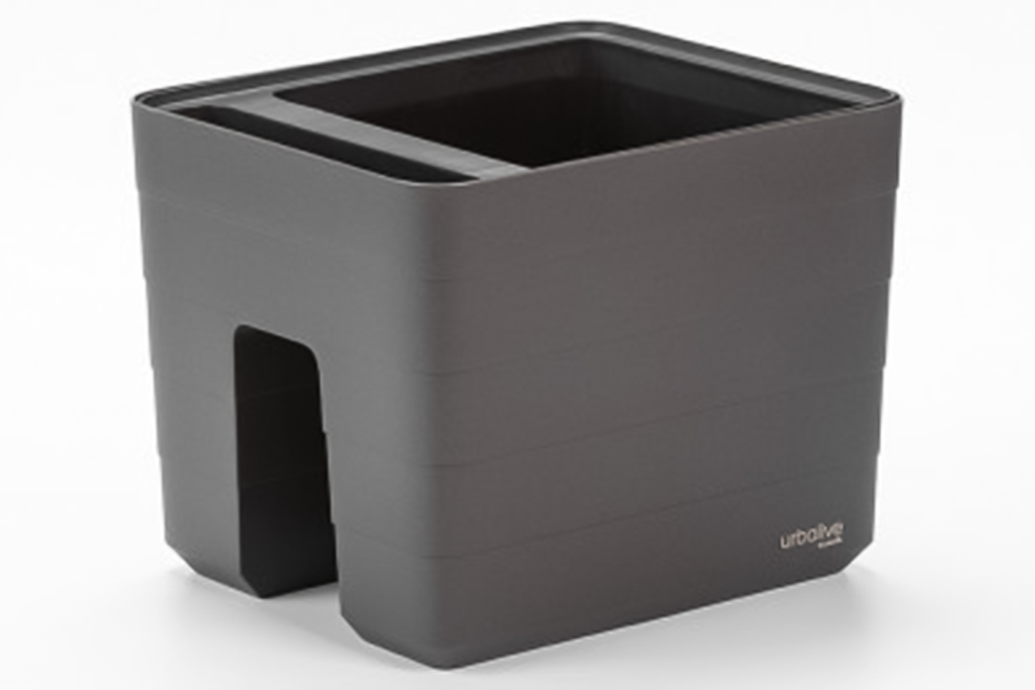 Plastia Berberis Flower Box Balcony Box | Grey | 24cm