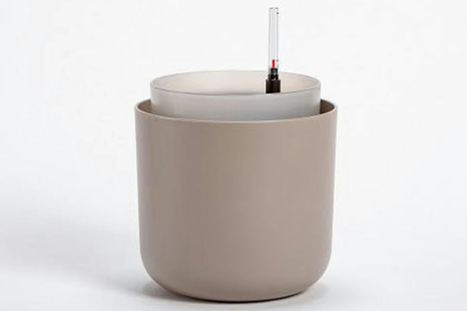 Plastia Tolita Flower Pot | Taupe | 16cm