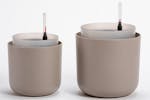 Plastia Tolita Flower Pot | Taupe | 16cm