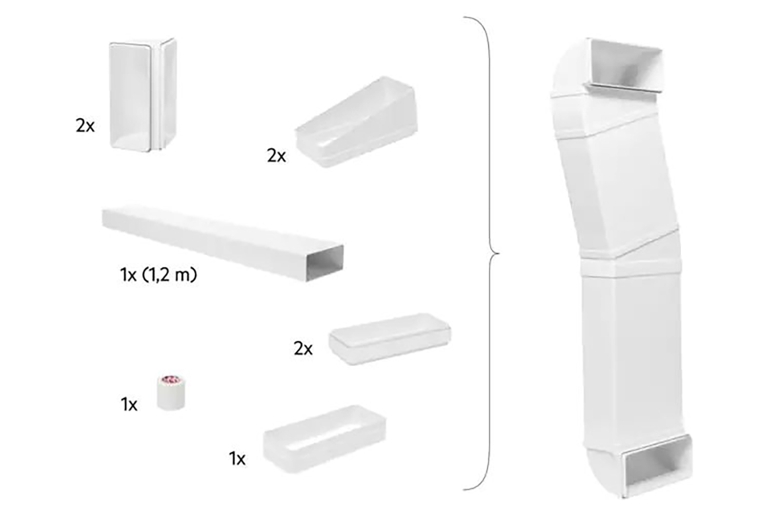 AEG Half Piping Kit | M2CKCF01